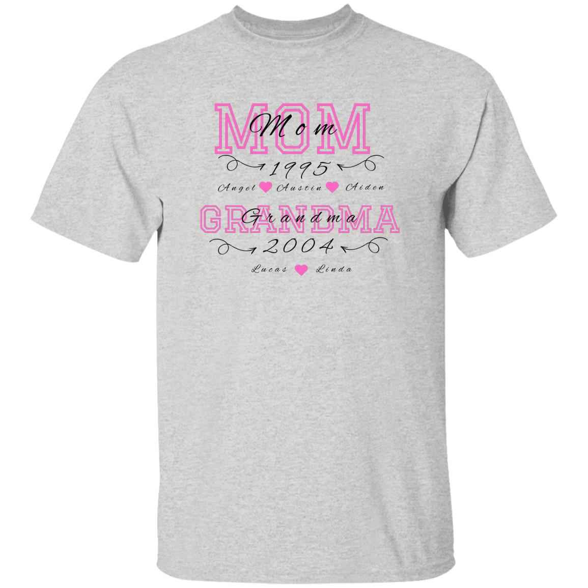 “Personalized Mom Grandma” Tee