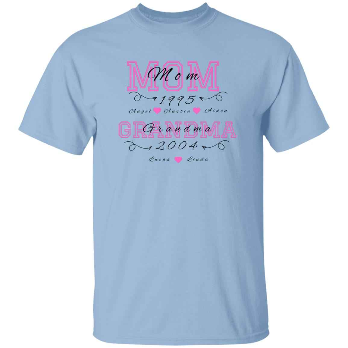 “Personalized Mom Grandma” Tee