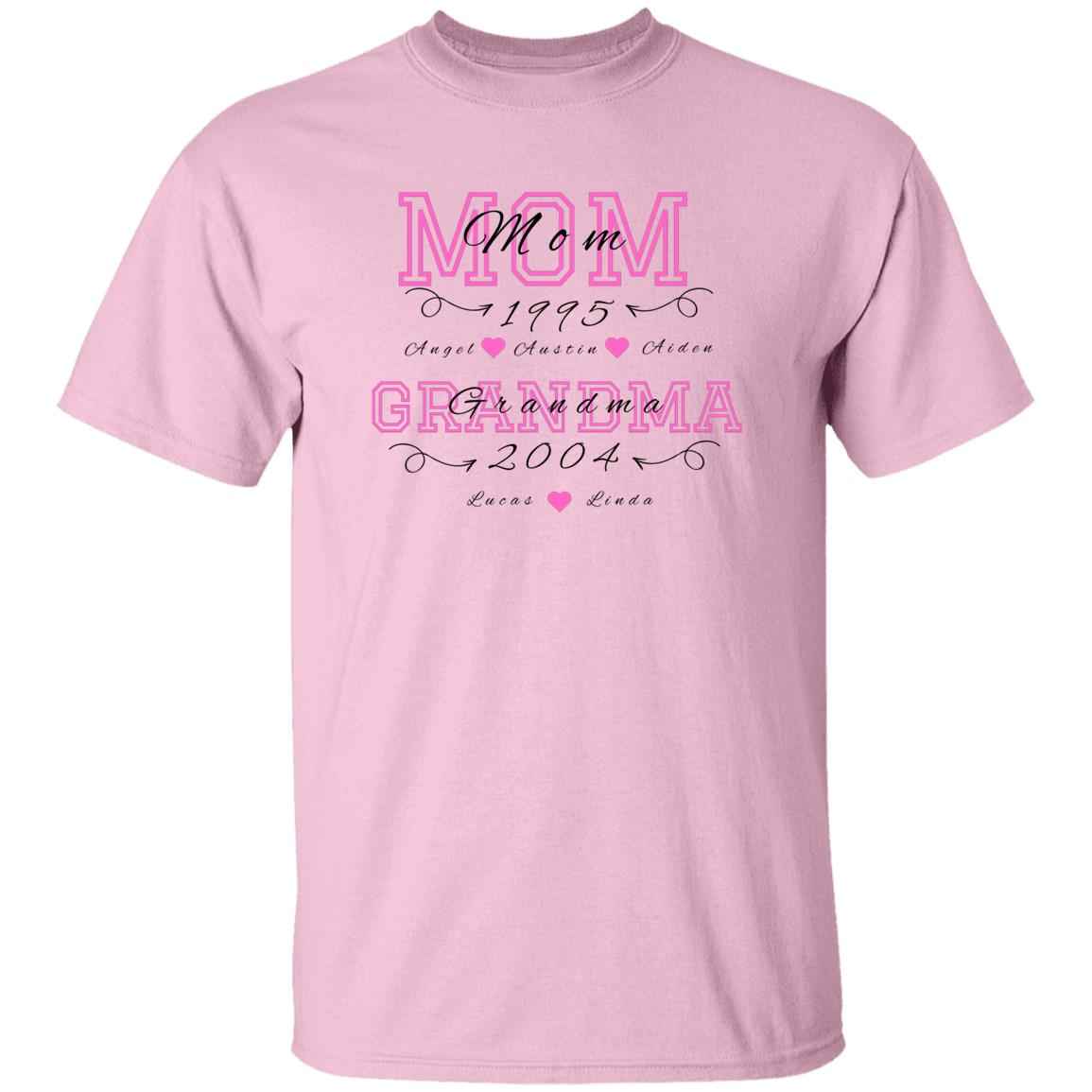 “Personalized Mom Grandma” Tee