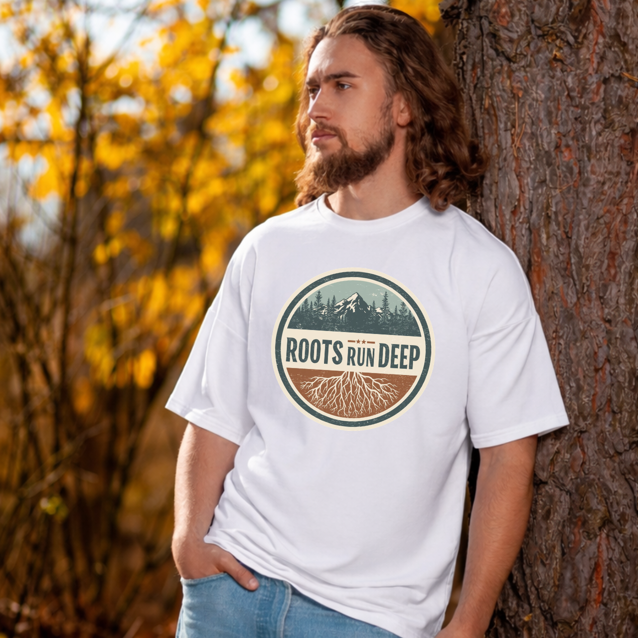 Roots Run Deep Classic Country Graphic T-Shirt - Woven Roots Creations